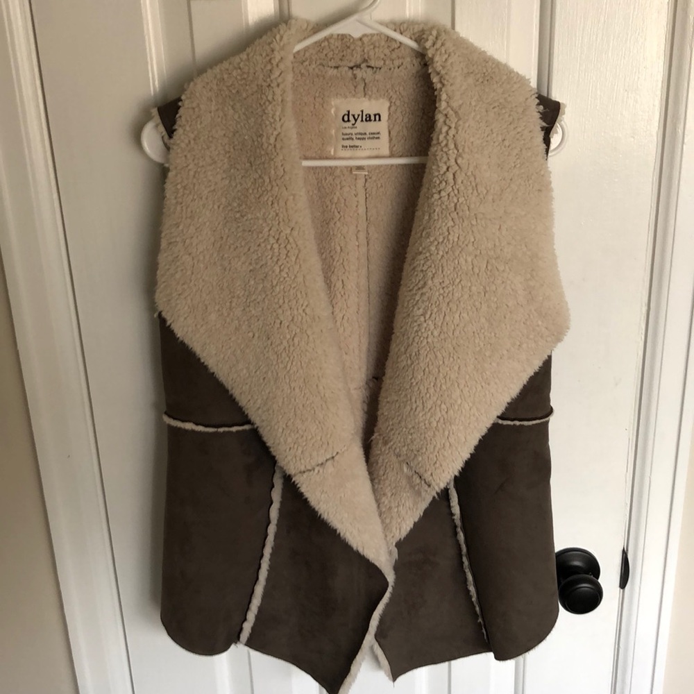 Faux fur vest